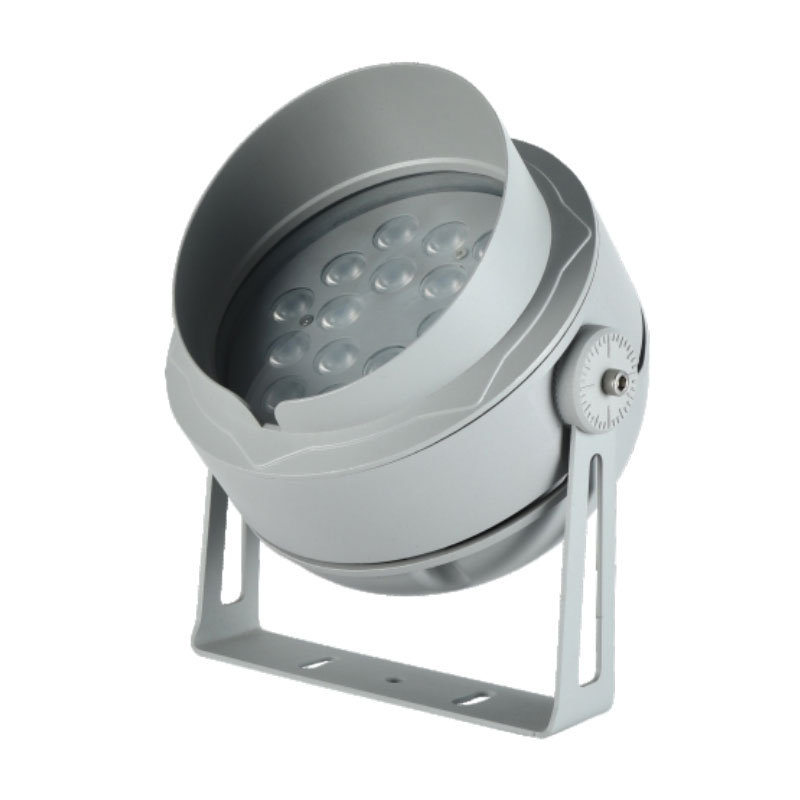 Lampu Sorot LED Luaran Aluminium Kelabu